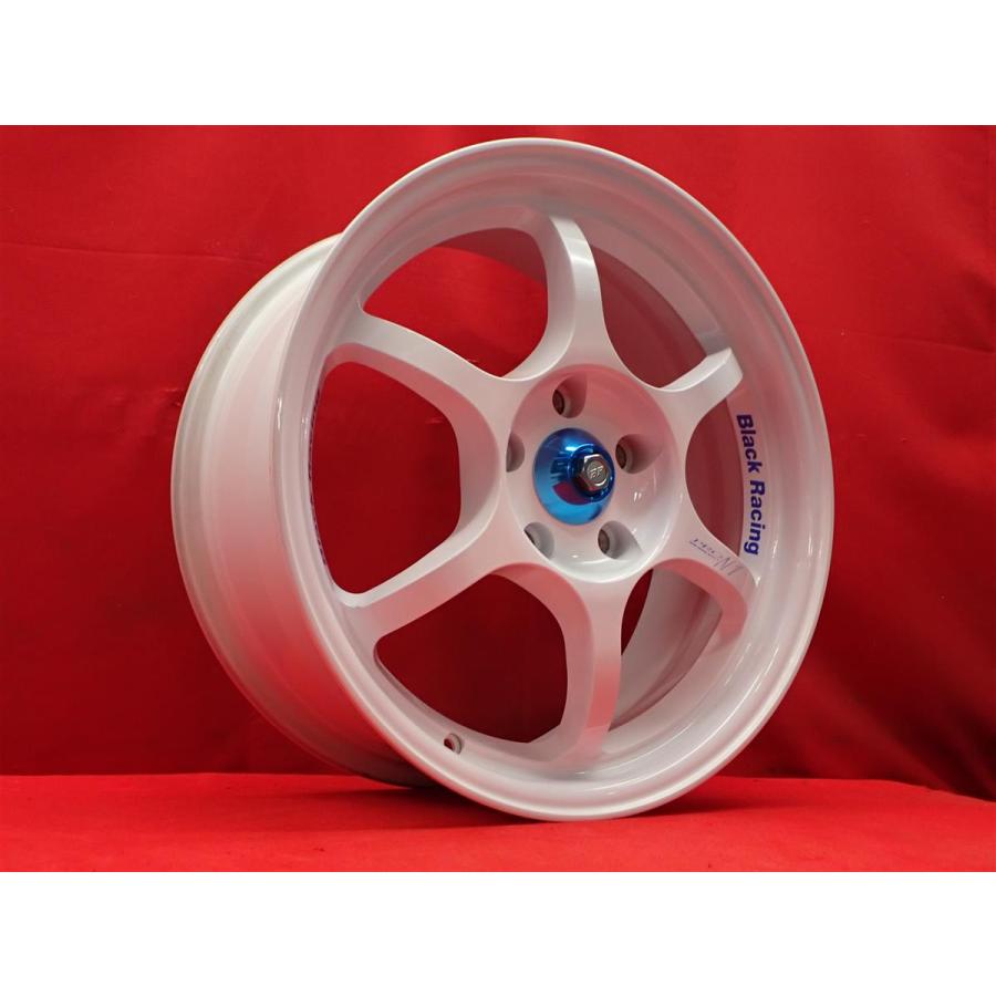 ブラックレーシング PRO-N1 中古ホイール 4本 7J 17インチ PCD114.3 5