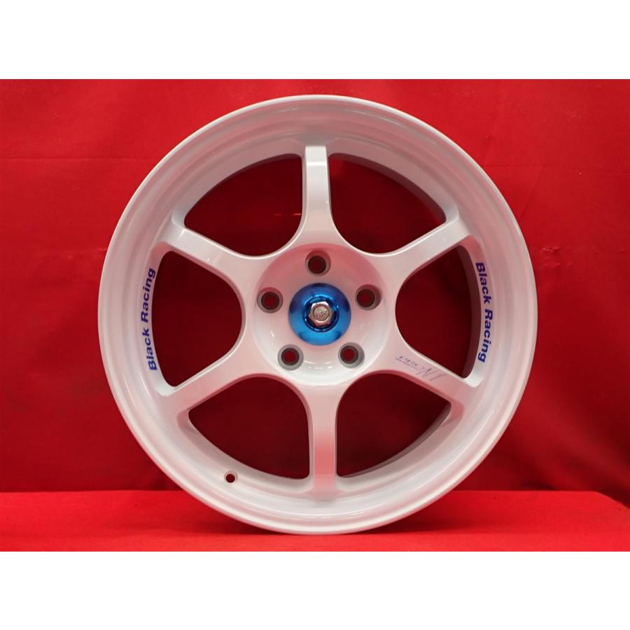 ブラックレーシング PRO-N1 中古ホイール 4本 7J 17インチ PCD114.3 5