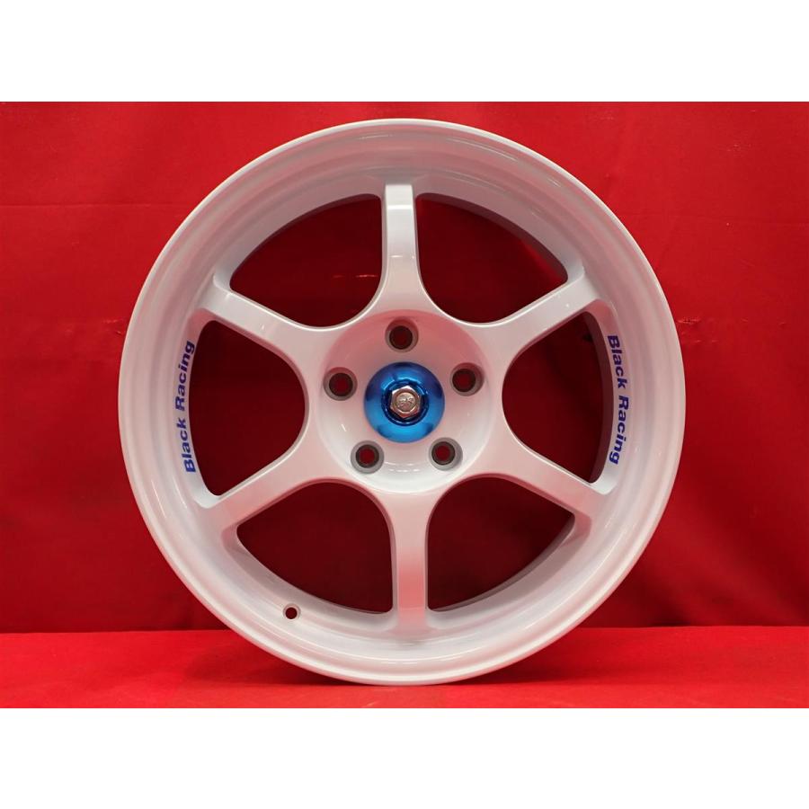 ブラックレーシング PRO-N1 中古ホイール 4本 7J 17インチ PCD114.3 5