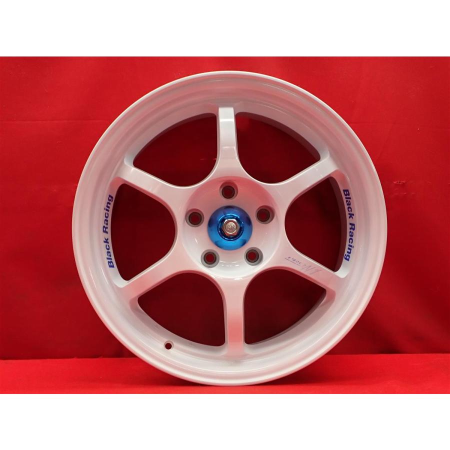 ブラックレーシング PRO-N1 中古ホイール 4本 7J 17インチ PCD114.3 5