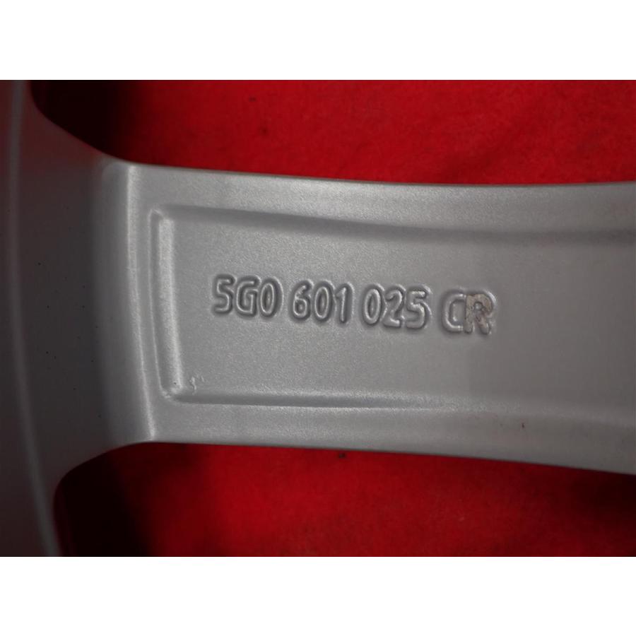 VOLKSWAGEN ゴルフ VII 正 中古ホイール 4本 7J 17インチ PCD112 5穴 +