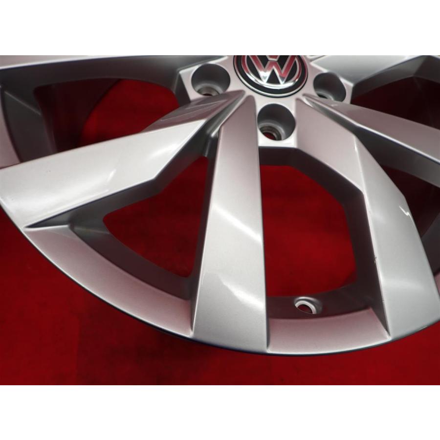 VOLKSWAGEN ゴルフ VII 正 中古ホイール 4本 7J 17インチ PCD112 5穴 +