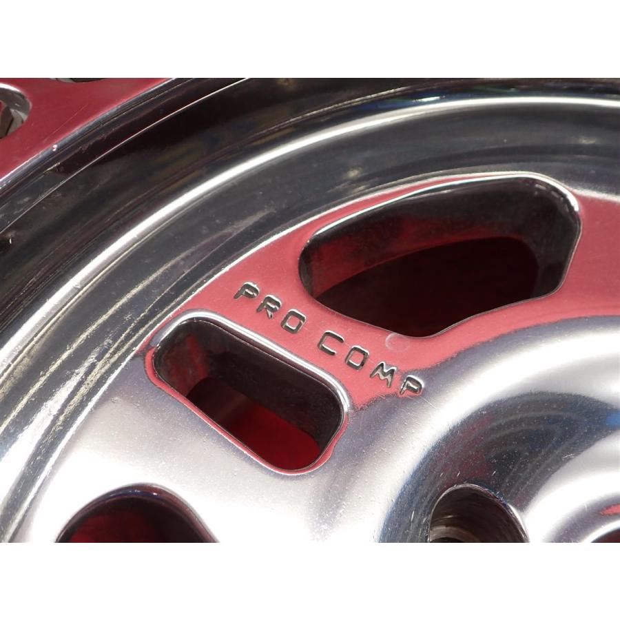PRO COMP プロコンプ 5029 フルバフポリッシュ 中古ホイール 4本 8J 16