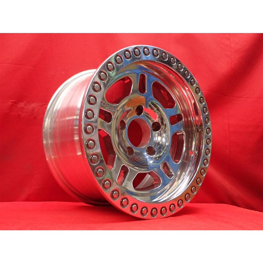 PRO COMP プロコンプ 5029 フルバフポリッシュ 中古ホイール 4本 8J 16