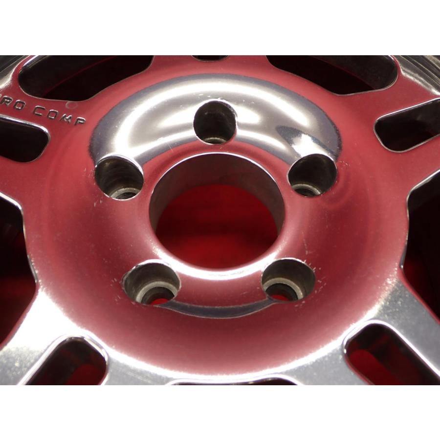 PRO COMP プロコンプ 5029 フルバフポリッシュ 中古ホイール 4本 8J 16