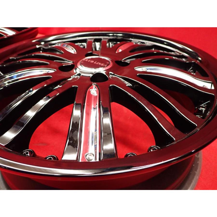 中古品CLUB LINEA 16インチ タイヤホイールセット（タイヤ扁平) CLUBLINEA クラブリネア L368 中古ホイール 4本 5.5J 16インチ PCD100