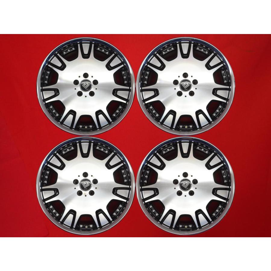 WORK ワーク LS507 中古ホイール 4本 8.5J 20インチ PCD114.3 5穴 +27 