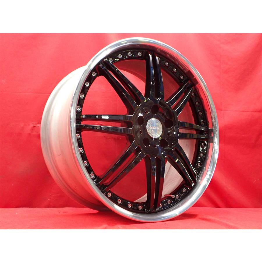 深リム 希少 NKB ELITE8 3P 中古ホイール 4本 9J 20インチ PCD112 5穴 