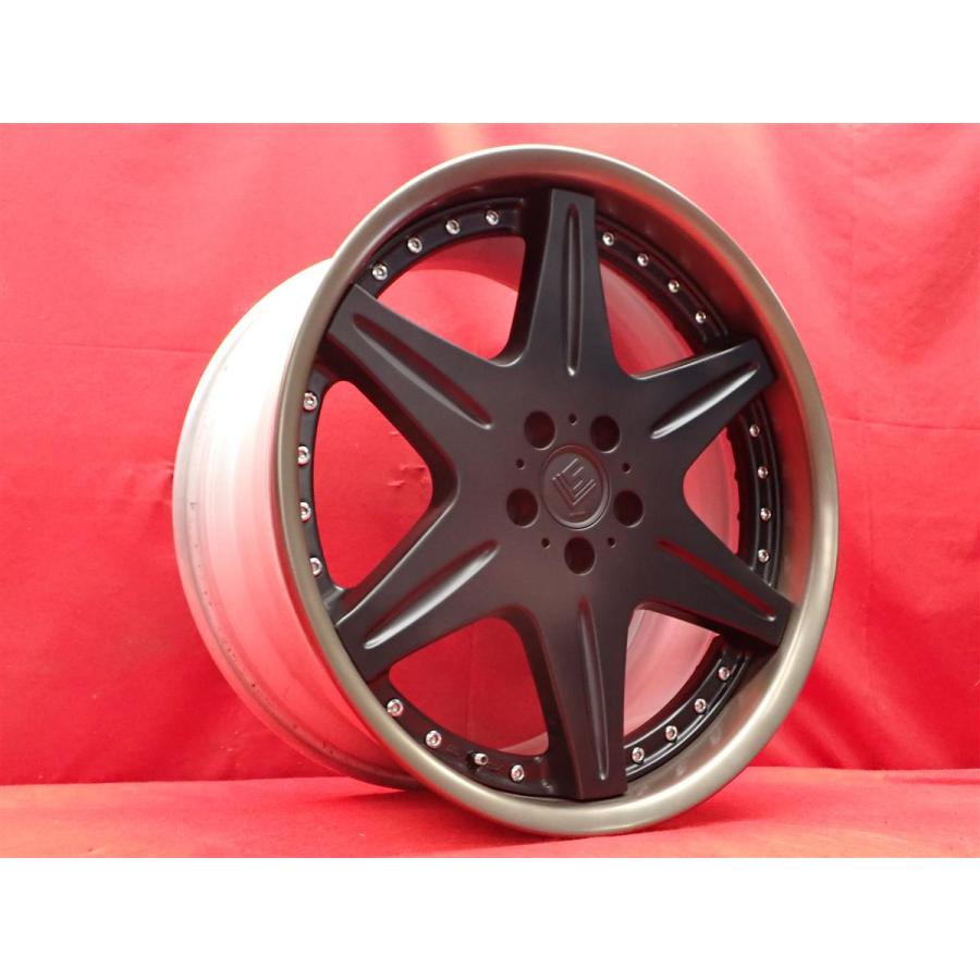 後塗り品 WORK ワーク LS406 PR 中古ホイール 4本 8.5/9.5J 20