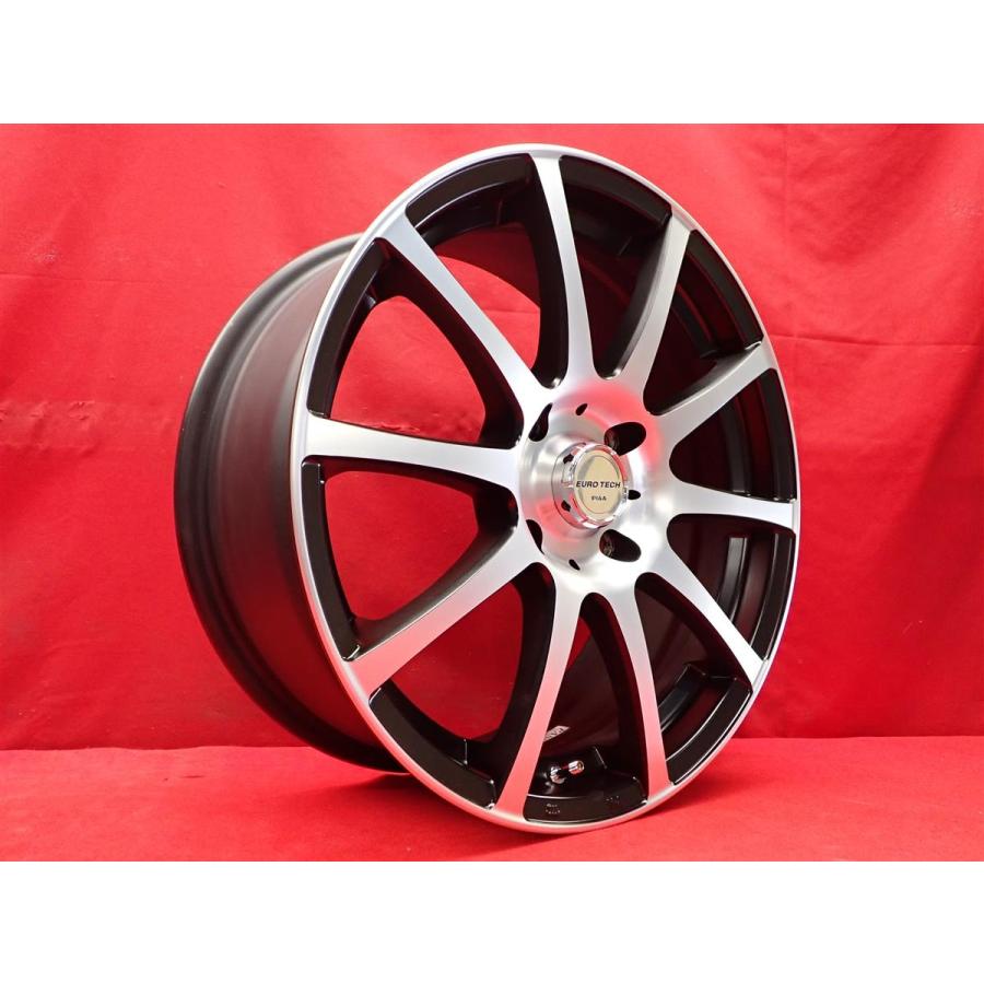 PIAA EUROTECH S10-R 中古 ホイール 4本 7J 17インチ PCD114.3 4穴 +45 