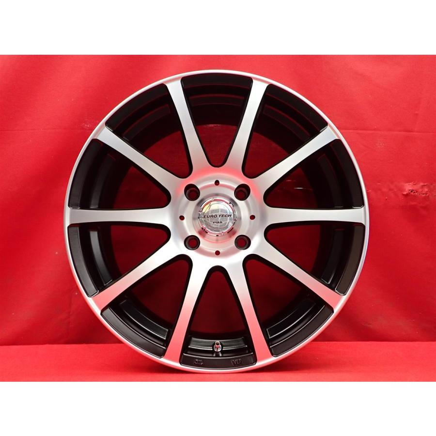 PIAA EUROTECH S10-R 中古 ホイール 4本 7J 17インチ PCD114.3 4穴 +45 