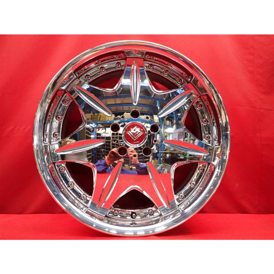 WORK ワーク LS207 3P 中古ホイール 4本 8J 20インチ PCD120.65 WORK ワーク LS207 3P 中古ホイール 4本 8J 20インチ PCD120.65
