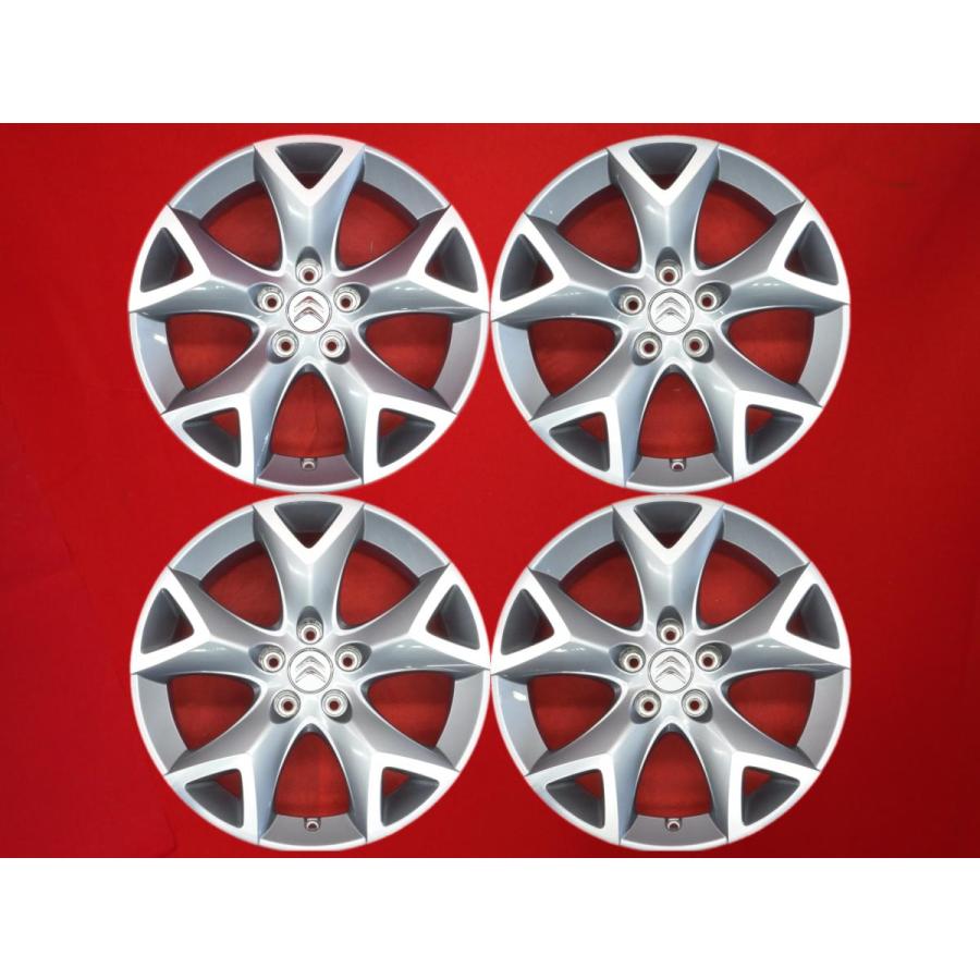 小キズ程度 キレイ CITROEN シトロエン C5 純正 中古 アルミホイール 4 