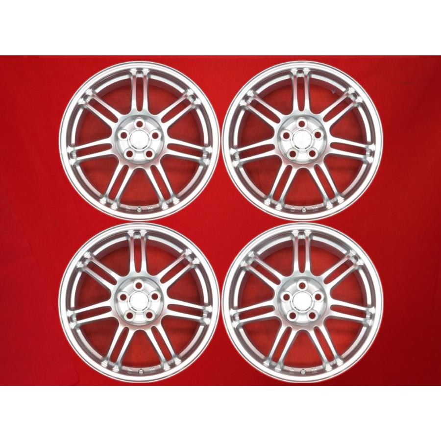 ECO FORME エコフォルム CRS112 中古ホイール 4本 7J 17インチ PCD100  