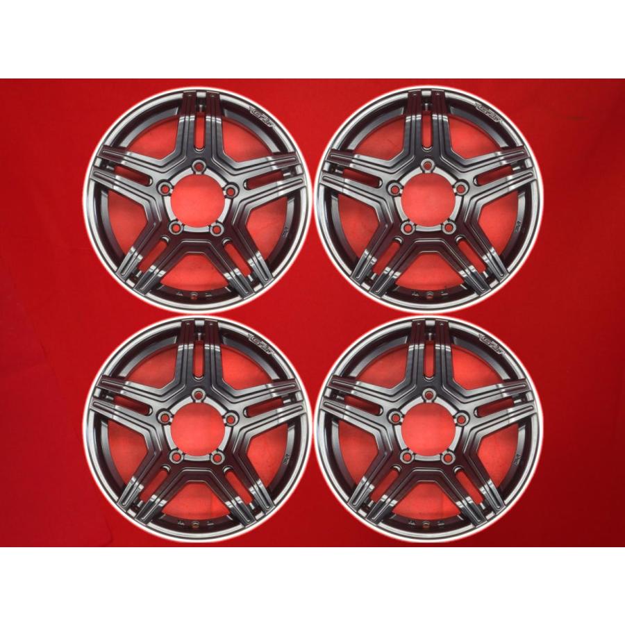 PREMIX　プレミックス　グラバスーJr　マットブラック　4本 PREMIX プレミックス GRAVAS-Jr グラバスジュニア 中古ホイール 4本