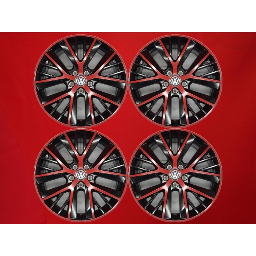 VOLKSWAGEN ゴルフ 純正 オプション Twinsporke レッド＆ブラック 中古 