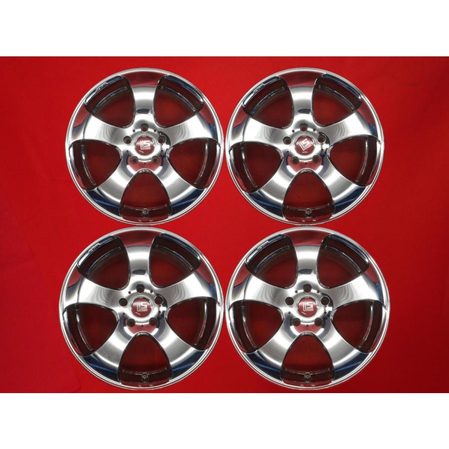 WORK ワーク LS305 中古ホイール 4本 8.5/10J 19インチ PCD120.65 5穴