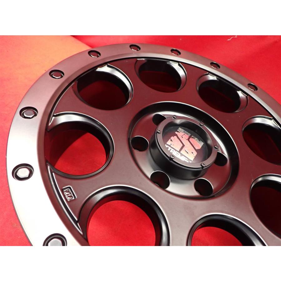 XTREME-J XJ03 中古ホイール 4本 8J 18インチ PCD139.7 6穴 +20 ハブ