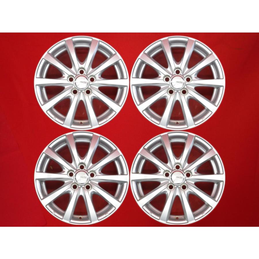 RAVRION RS01 中古ホイール 4本 6.5J 15インチ PCD100 5穴 +40 ハブ54 