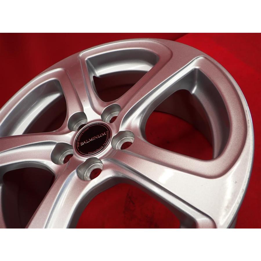 バルミナ BALMINUM ZR5 中古ホイール 4本 6.5J 15インチ PCD100 5穴 + 