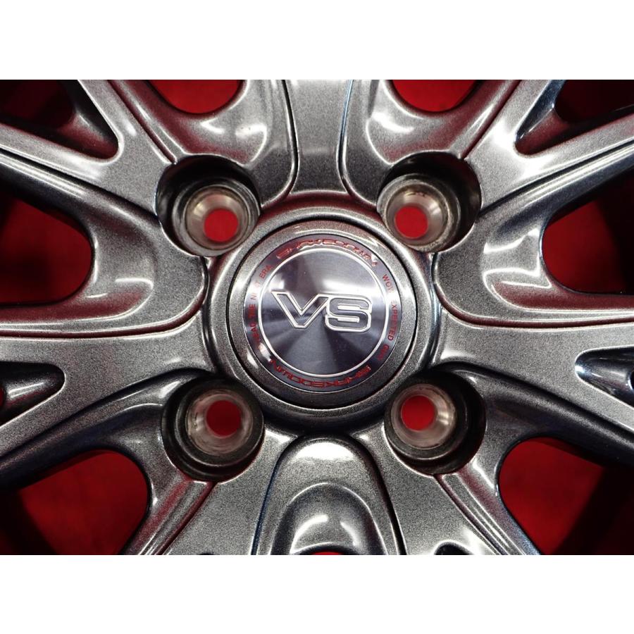 SHAKEDOWN VS 中古ホイール 4本 5.5J 15インチ PCD100 4穴 +50 ハブ73