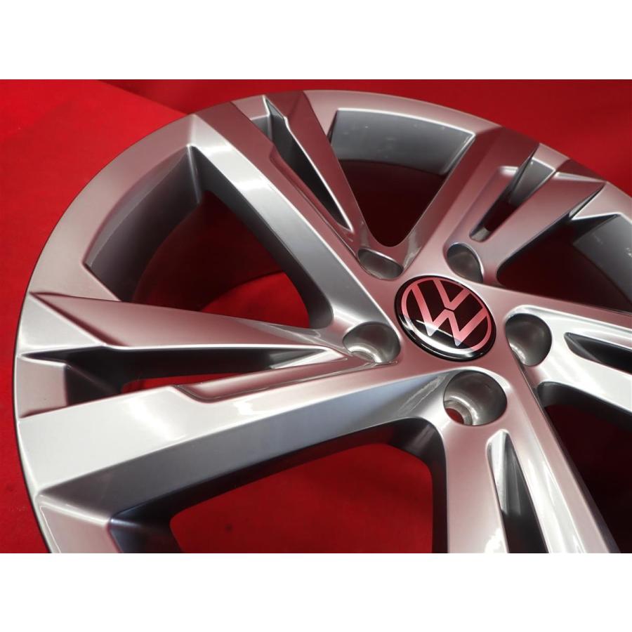 VW ゴルフ8 R-Line 純正アルミホイール 17インチ／2本セット② VOLKSWAGEN GOLF ゴルフ VIII 8 eTSI R-Line 純正 中古ホイール