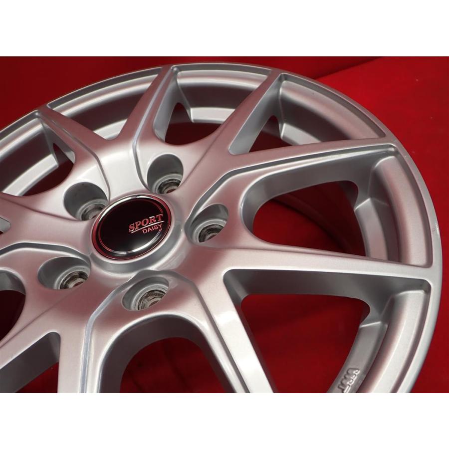 SPORT DAISY 中古ホイール 4本 6J 15インチ PCD114.3 5穴 +53 ハブ73 