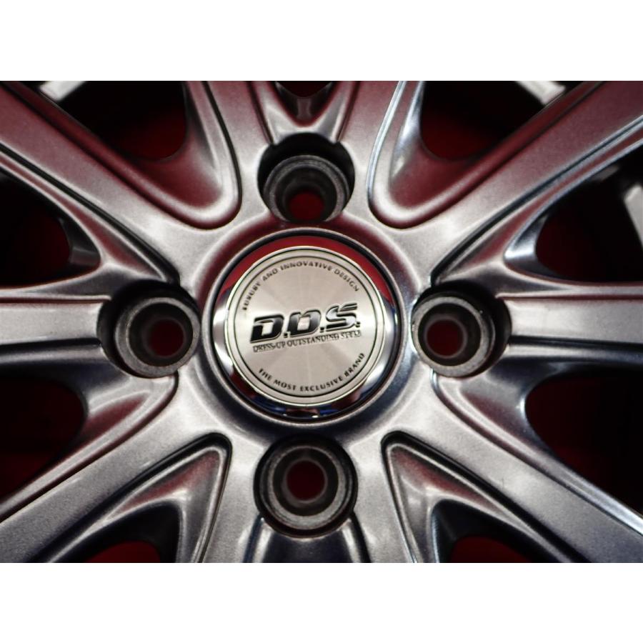 D.O.S SE-10 中古ホイール 4本 4J 13インチ PCD100 4穴 +43 ハブ67
