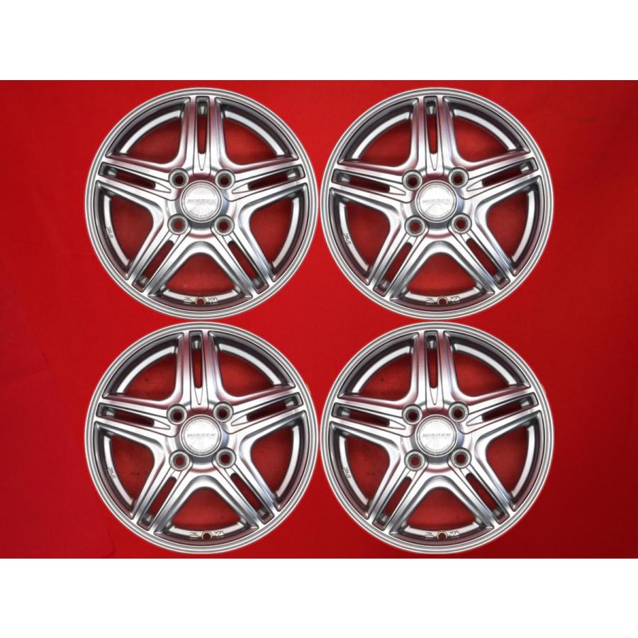 WAREN ヴァーレン WR5 中古ホイール 4本 4J 13インチ PCD100 4穴 +43