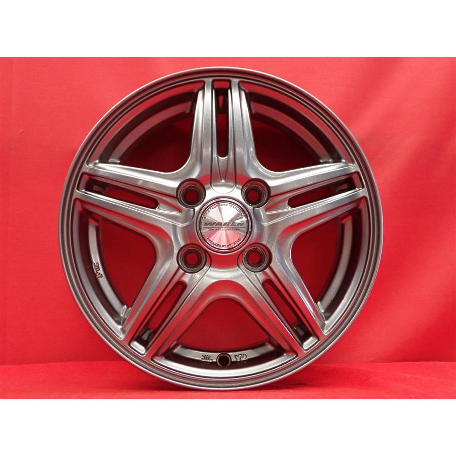 WAREN ヴァーレン WR5 中古ホイール 4本 4J 13インチ PCD100 4穴 +43