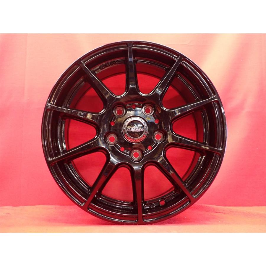 X CROSS SPEED PREMIUM-10 CSR 中古ホイール 4本 6J 15インチ PCD114.3