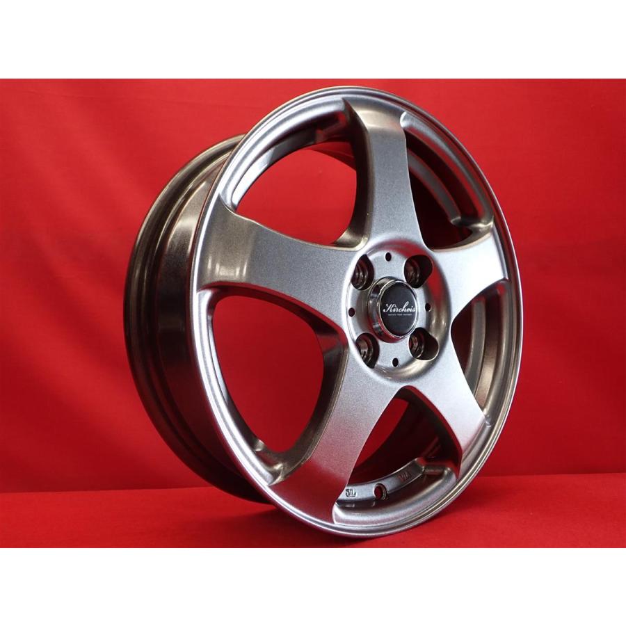 Kircheis S5 中古ホイール 4本 4.5J 15インチ PCD100 4穴 +43 ハブ67 