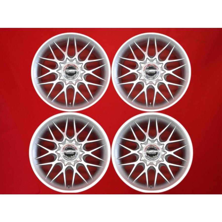 GEWALT ゲバルト メッシュ 1P 中古ホイール 4本 8/9J 17インチ PCD114