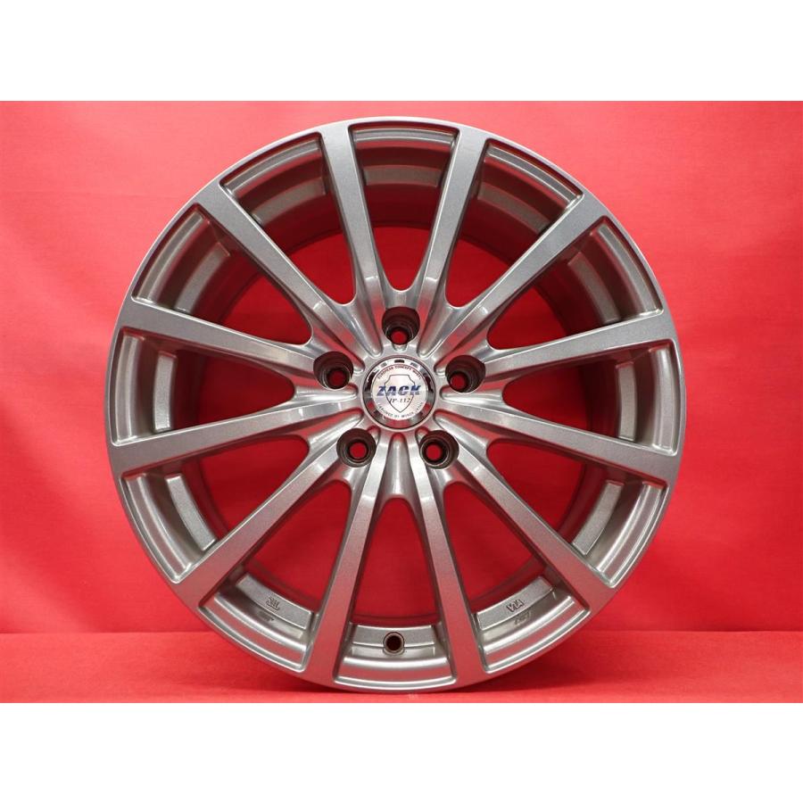 ZACK JP-112 中古ホイール 4本 7J 17インチ PCD114.3 5穴 +38 ハブ73