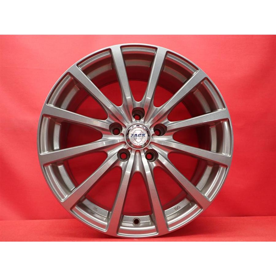 ZACK JP-112 中古ホイール 4本 7J 17インチ PCD114.3 5穴 +38 ハブ73