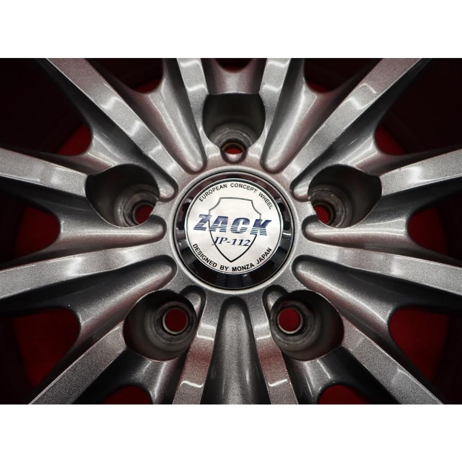 ZACK JP-112 中古ホイール 4本 7J 17インチ PCD114.3 5穴 +38 ハブ73