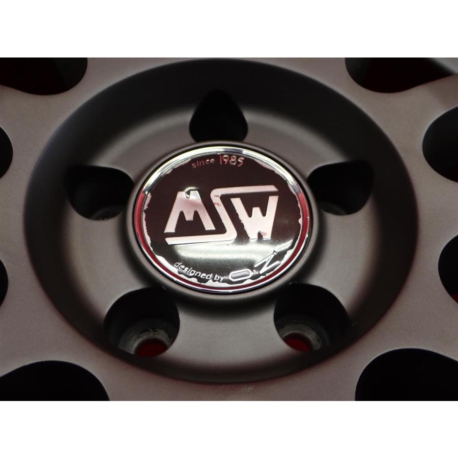 MSW 85 中古ホイール 4本 8J 17インチ PCD112 5穴 +45 ハブ66.5 ベンツ