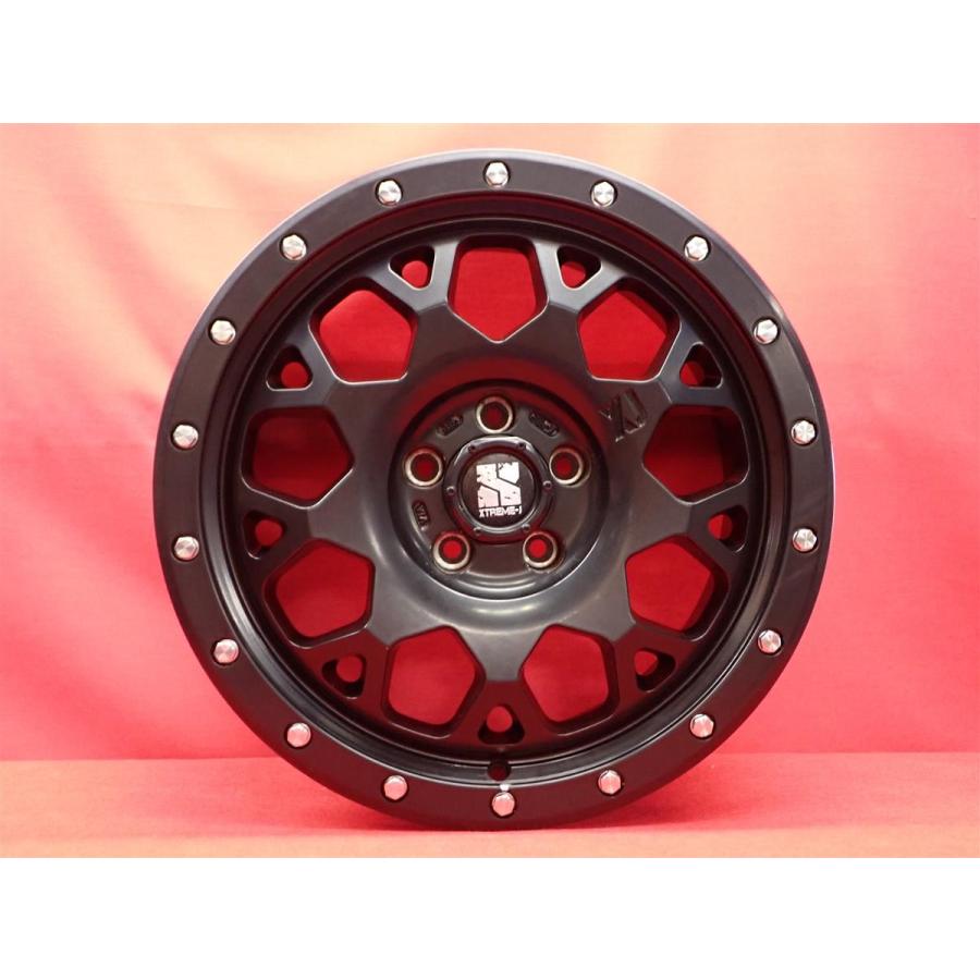 XTREME-J XJ04 中古 ホイール 4本 7J 17インチ PCD110 5穴 +35 ハブ65