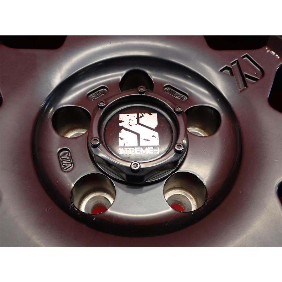 XTREME-J XJ04 中古 ホイール 4本 7J 17インチ PCD110 5穴 +35 ハブ65