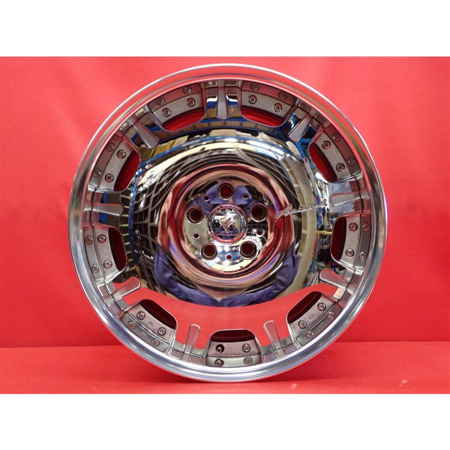 Amistad アミスタット ZELOS ゼロス 中古ホイール 4本 8.5/9.5J 19