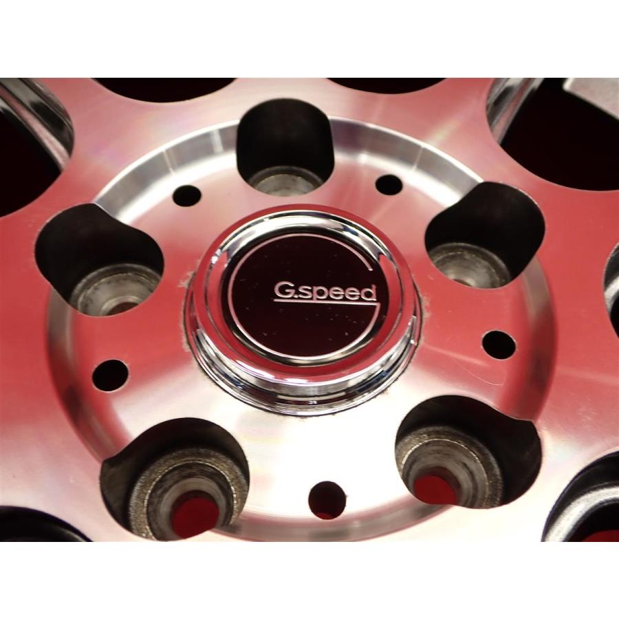 G.speed ジースピード P-01 中古ホイール 4本 6.5J 16インチ PCD114.3
