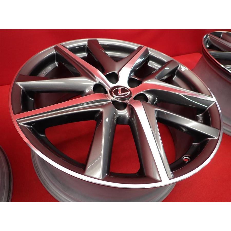 LEXUS レクサス GS GRL系 Fスポーツ 純正 中古ホイール 4本 8/9J 19