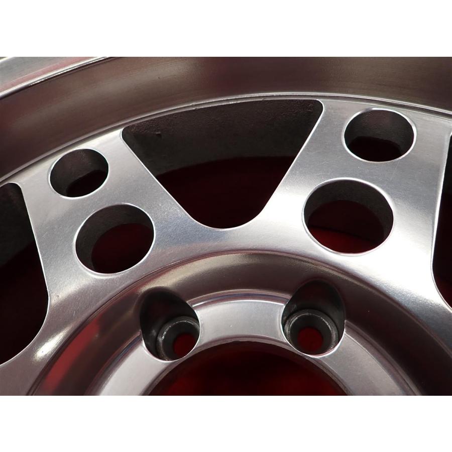 絶版 希少 サイズ Zona RV-1 中古ホイール 4本 8J 15インチ PCD139.7 6
