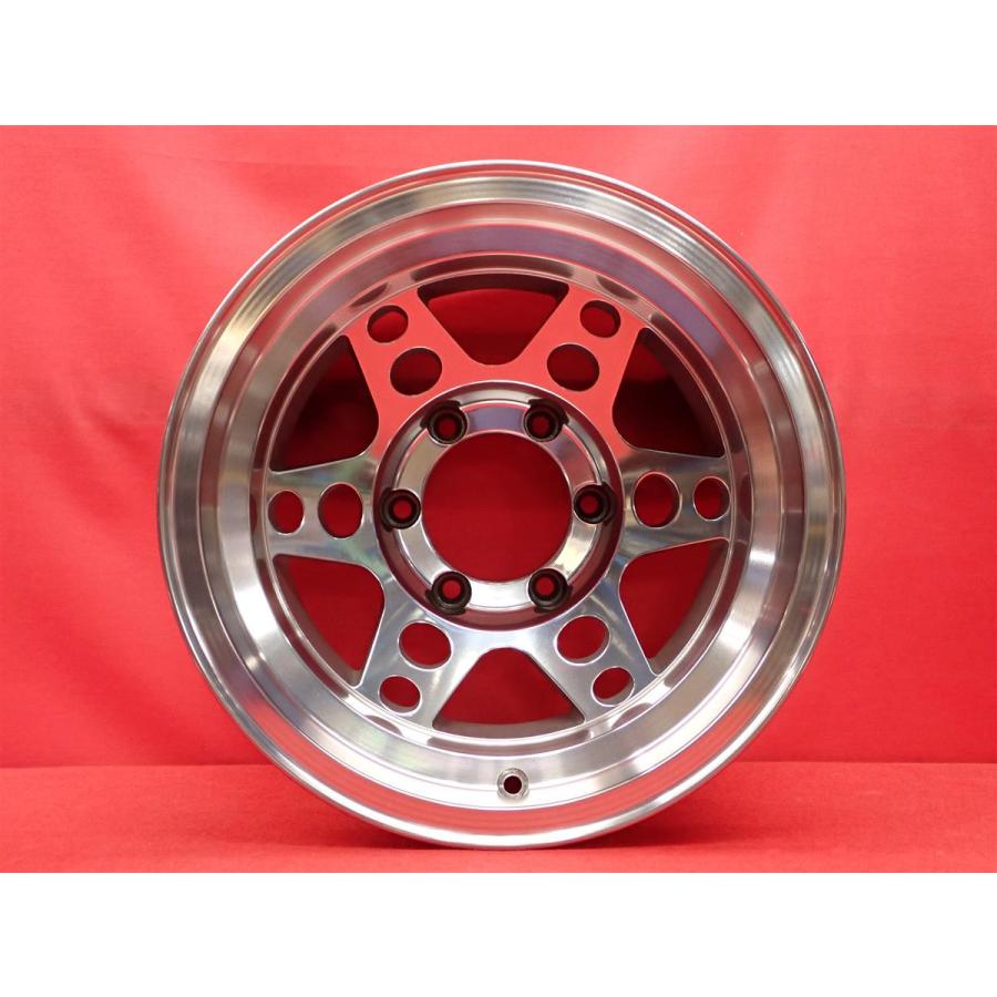 絶版 希少 サイズ Zona RV-1 中古ホイール 4本 8J 15インチ PCD139.7 6