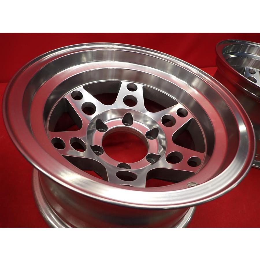 絶版 希少 サイズ Zona RV-1 中古ホイール 4本 8J 15インチ PCD139.7 6