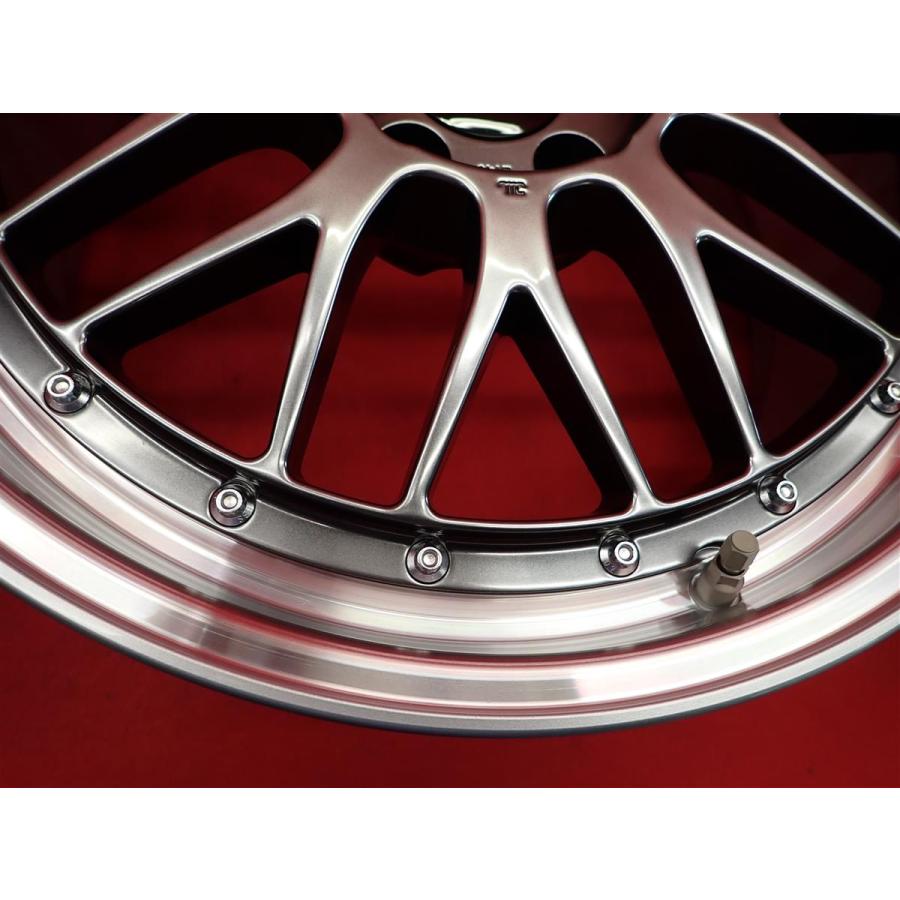 鍛造 軽量 BBS LM LM220 中古ホイール 4本 8.5J 19インチ PCD114