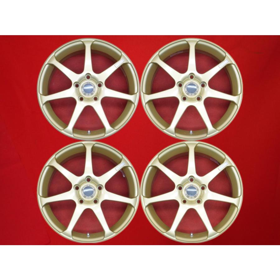 90年代 絶版 人気 AVS モデル7 中古ホイール 4本 7J 17インチ PCD114.3
