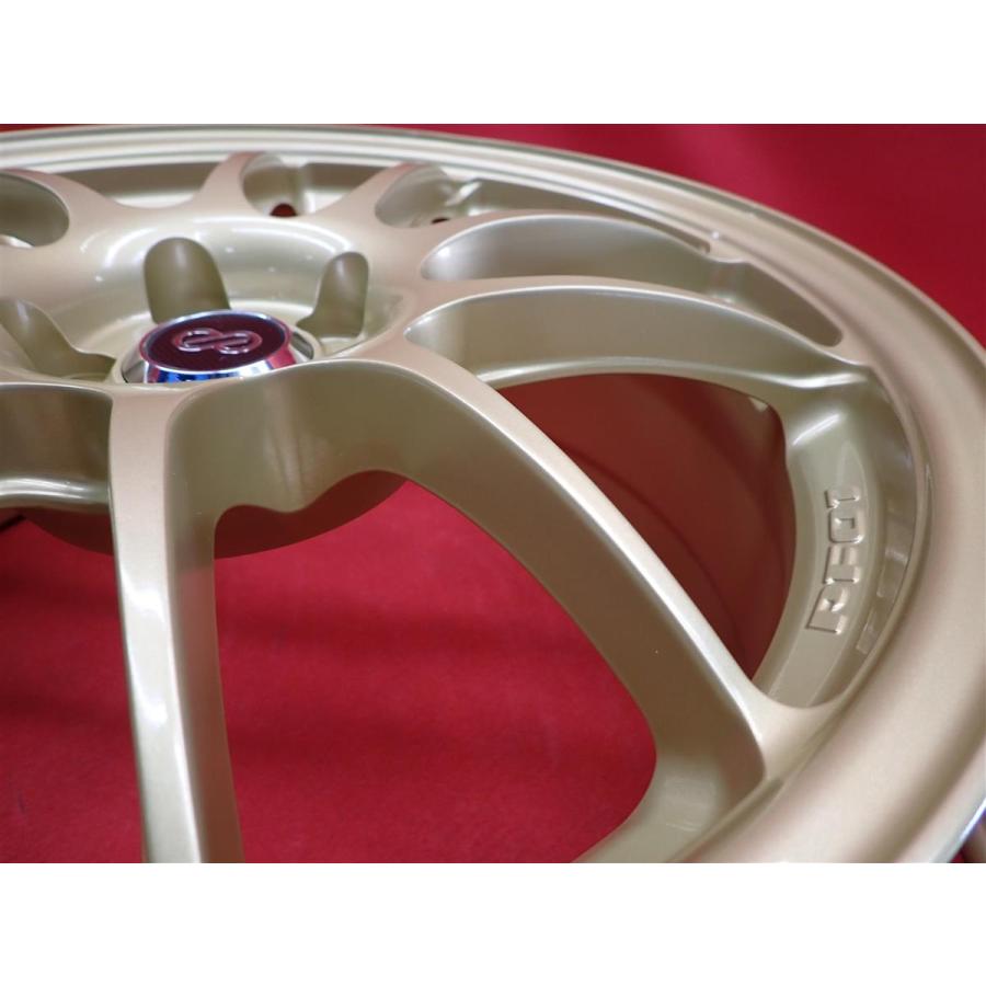 MAT製法 軽量 ENKEI エンケイ PF01 中古ホイール 4本 7.5J 18インチ 