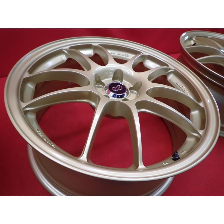 MAT製法 軽量 ENKEI エンケイ PF01 中古ホイール 4本 7.5J 18インチ 