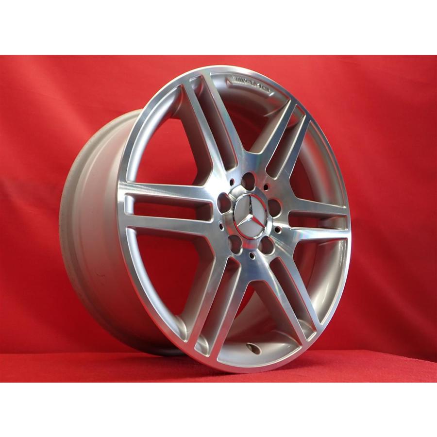 ④　送料込み ベンツ C クーペ　AMG W204 純正18インチタイヤホイール メルセデス ベンツCクラス W204 AMG 純正 中古ホイール 4本 7.5/8.5J